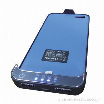 Replacement power bank case with Lithium-ion battery for iPhone 5C with 2,200mAh Capacity
